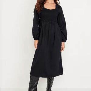 Old Navy Shirred Midi Dress